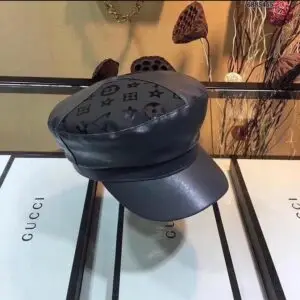 LOUIS VUITTON Style Newsboy Hat