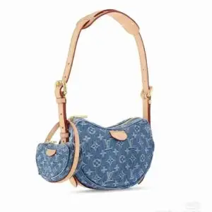 LOUISE VUITTON Croissant Denim Bag
