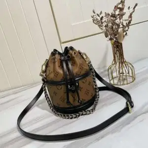 LOUISE VUITTON Drawstring Bucket Bag