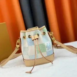 Louis Vuitton Lattice Chess Handbag