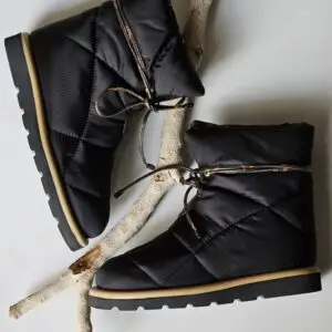 LOUIS VUITTON Pillow Line Quilted Fabric Boots