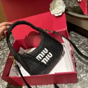 MIU MIU Straw Tote Bag