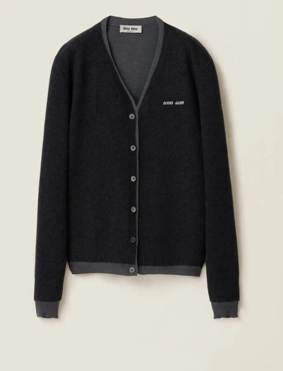 MIU MIU Cashmere Cardigan Sweater MIU MIU Cashmere Cardigan Sweater
