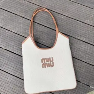 MIU MIU Ivy Leather Tote Bag