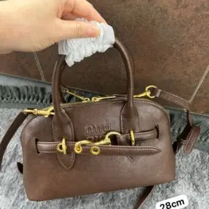 MIU MIU Leather Top-Handle Bag