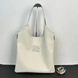 MIU MIU Ivy Leather Tote Bag