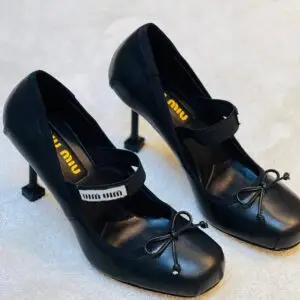 MIU MIU Ribbon Strap High Heel Pumps