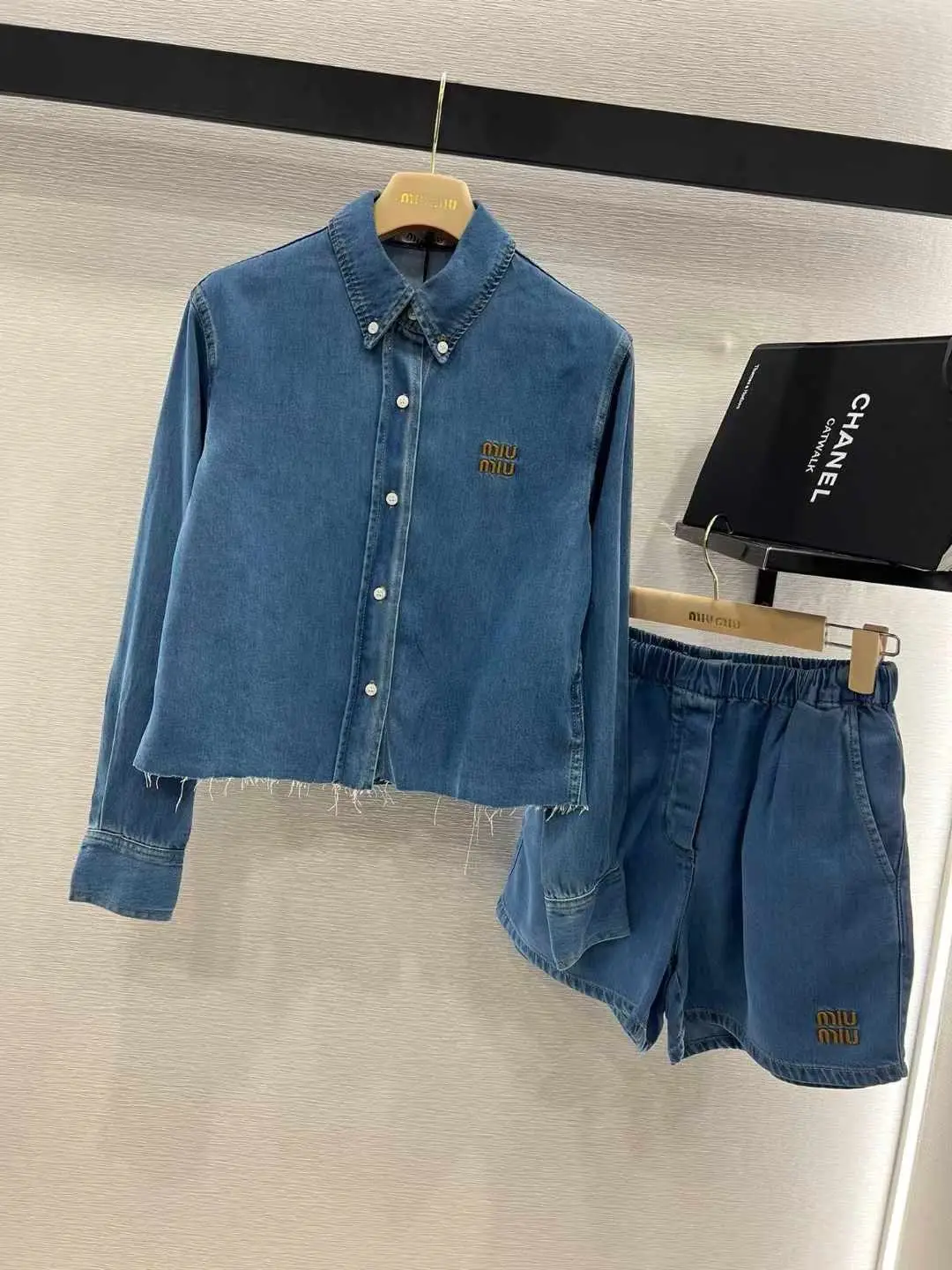 MIU MIU Soft Denim Matching Set MIU MIU Soft Denim Matching Set