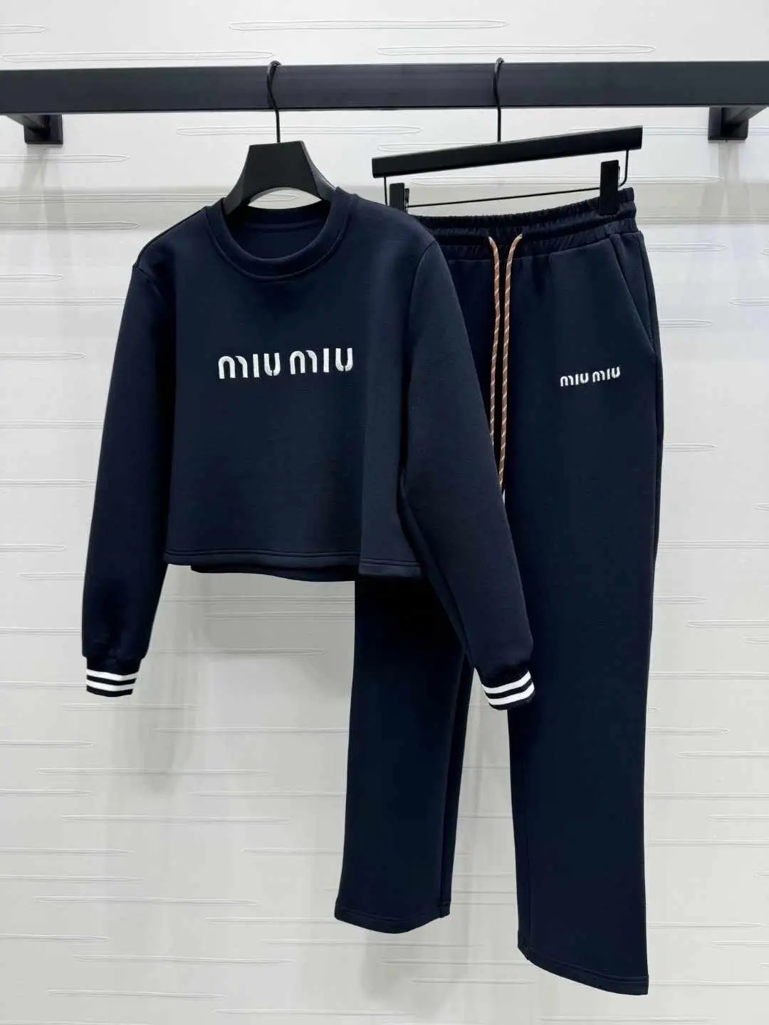 MIU MIU Knit Drawstring Pants MIU MIU Knit Drawstring Pants