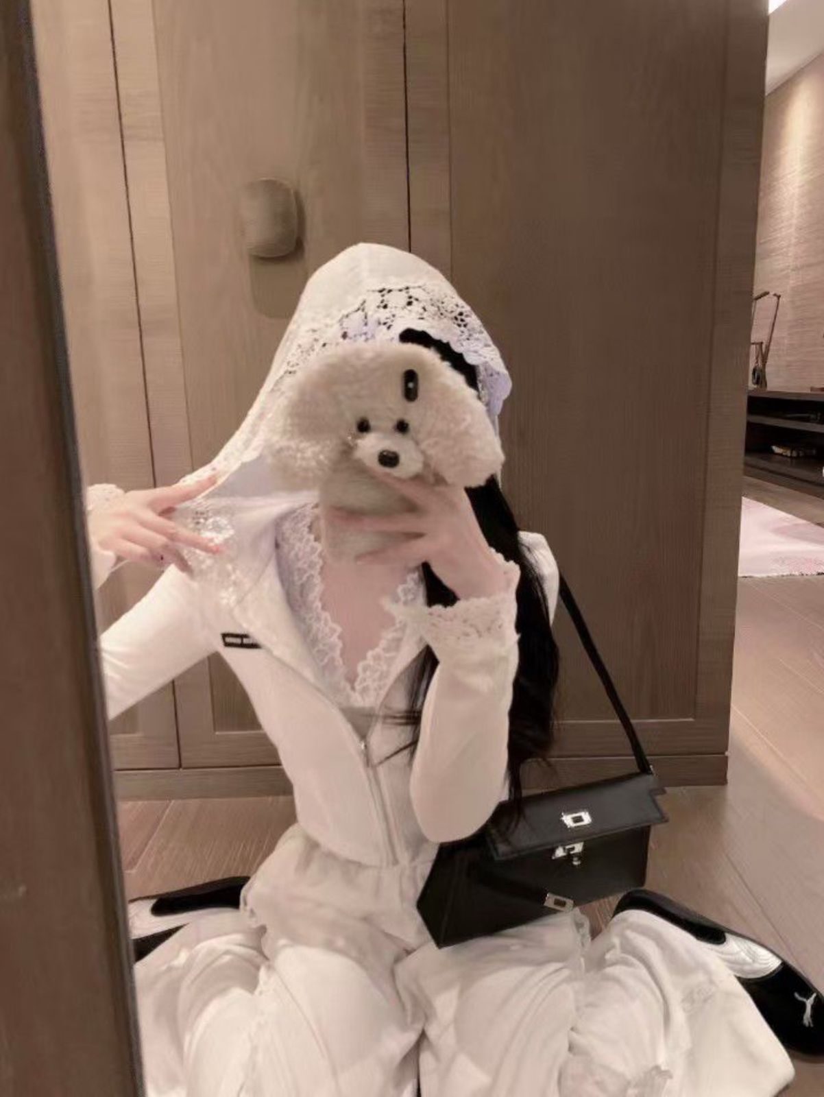 MIU MIU Sparkle Pleated Crop Top Set MIU MIU Sparkle Pleated Crop Top Set