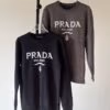 PRADA Logo Crew Neck Sweater