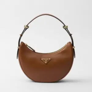 PRADA Arqué Leather Handbag
