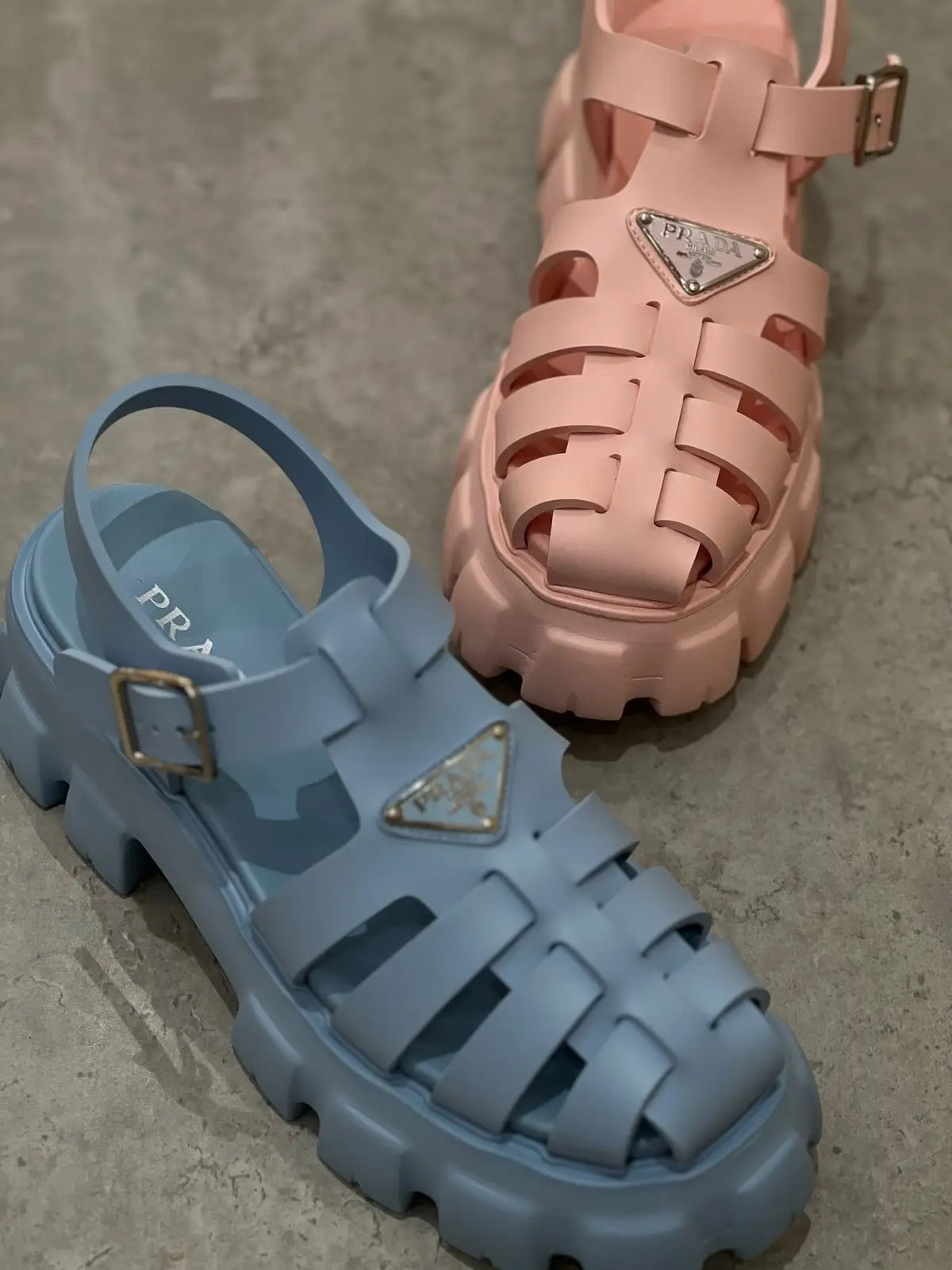 PRADA Monolith Rubber Sandal PRADA Monolith Rubber Sandal