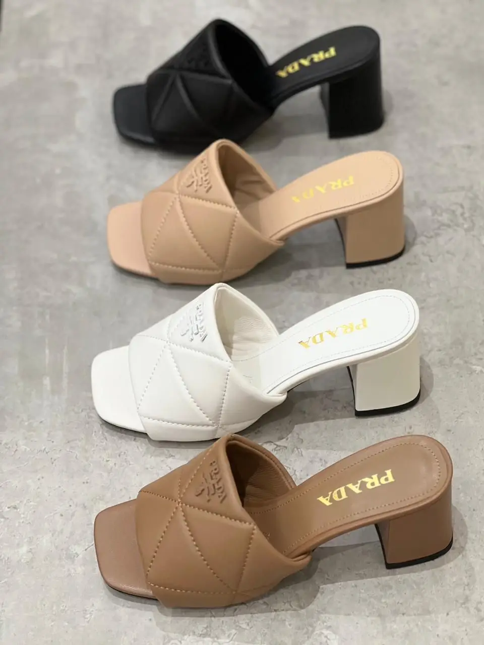 PRADA Leather Heeled Sandals PRADA Leather Heeled Sandals