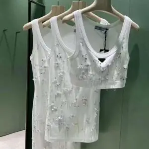 PRADA Sequined Tank Top