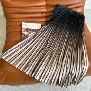 PRADA Pleated Midi Skirt