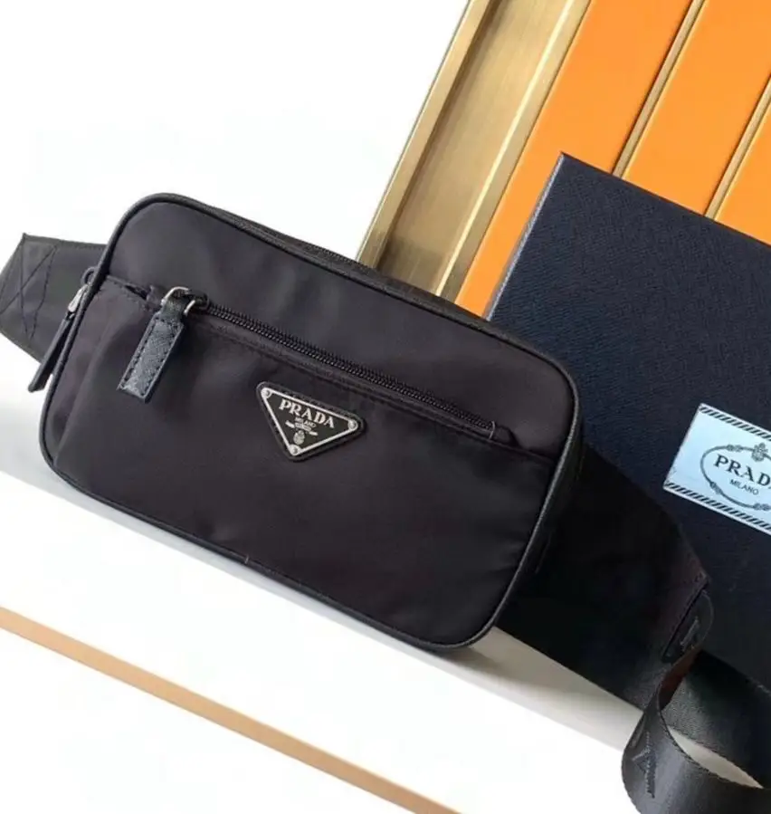 Prada Black Re-Nylon Messenger Bag Prada Black Re-Nylon Messenger Bag