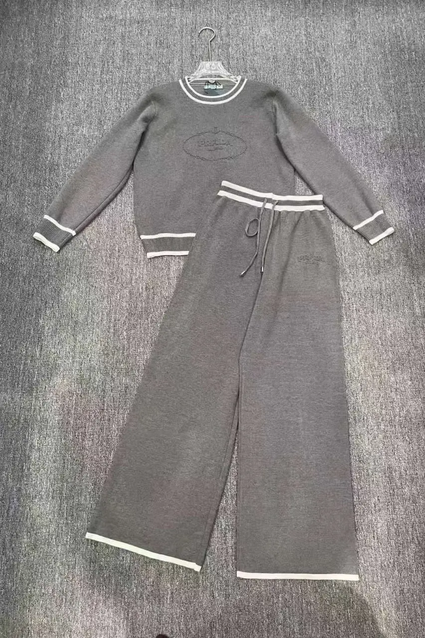 PRADA Knitted Drawstring Trousers PRADA Knitted Drawstring Trousers