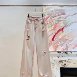 PRADA Distressed Loose Pants