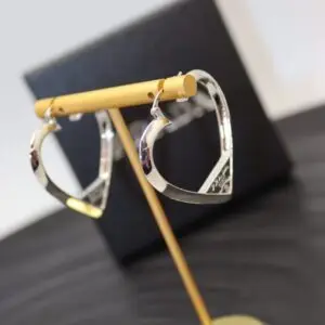 PRADA Tone Hoop Earrings