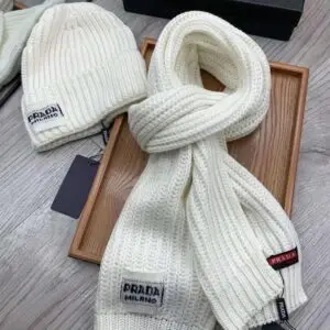 PRADA Hat with Neck Scarf