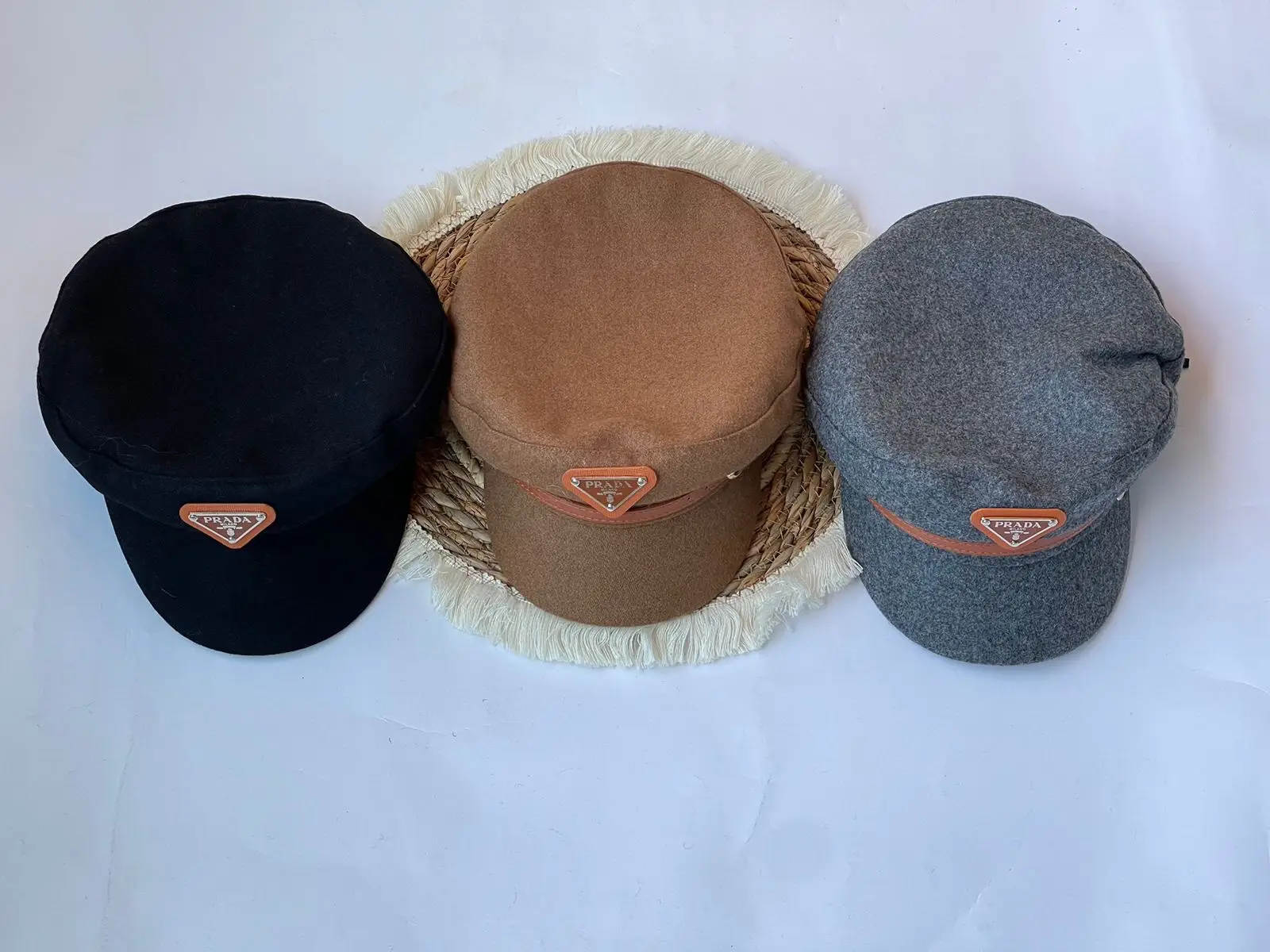 PRADA Raffia Baseball Hat PRADA Raffia Baseball Hat