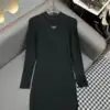 PRADA Slim Fit Ribbed Dress