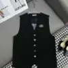 PRADA Sleeveless Button Shirt