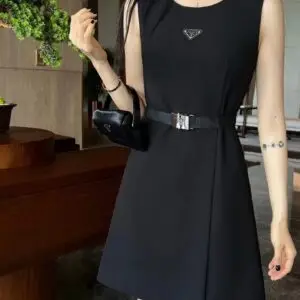 PRADA Sleeveless Midi Dress