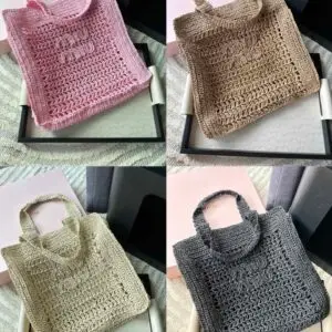 Prada Crochet Tote Bag