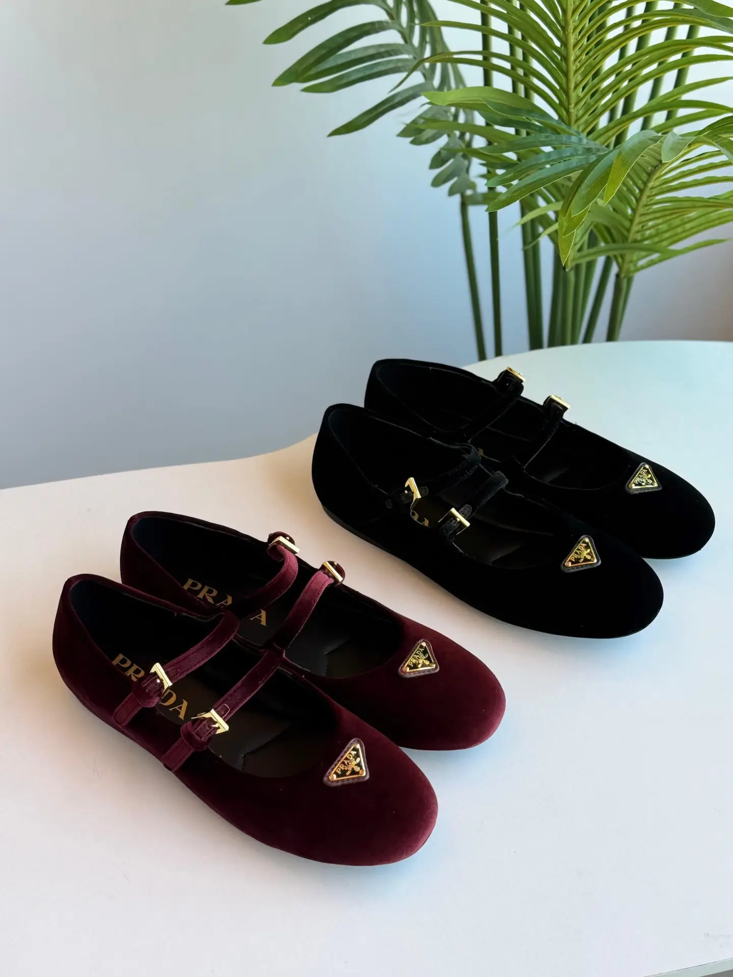 PRADA Velvet Ballet Flats PRADA Velvet Ballet Flats