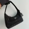PRADA Crystal Satin Tote