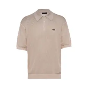 Prada Cotton-silk Polo Shirt