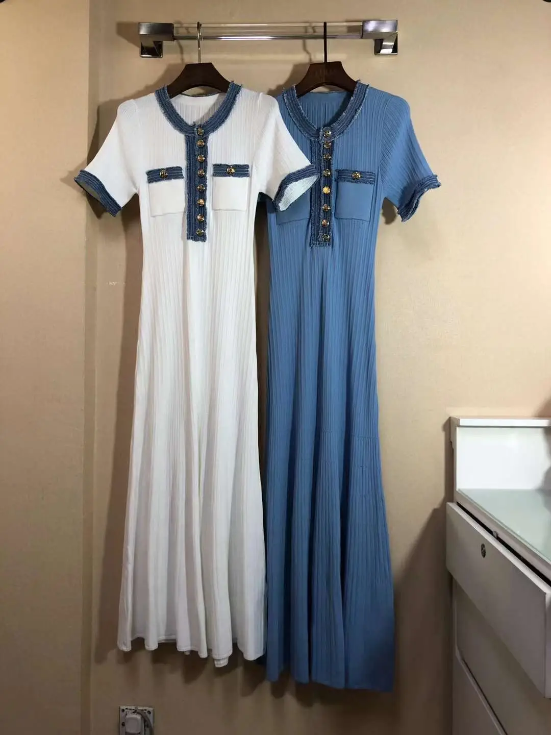 SANDRO Short Sleeve Bodycon Maxi Dress SANDRO Short Sleeve Bodycon Maxi Dress