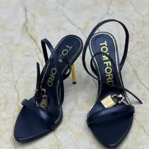 TOM FORD Padlock Naked Leather Sandals