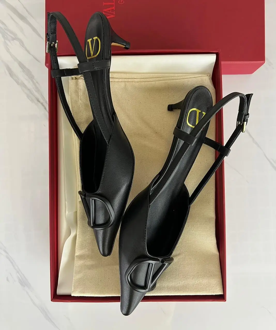 Valentino Garavani Rockstud Slingback Pumps Valentino Garavani Rockstud Slingback Pumps