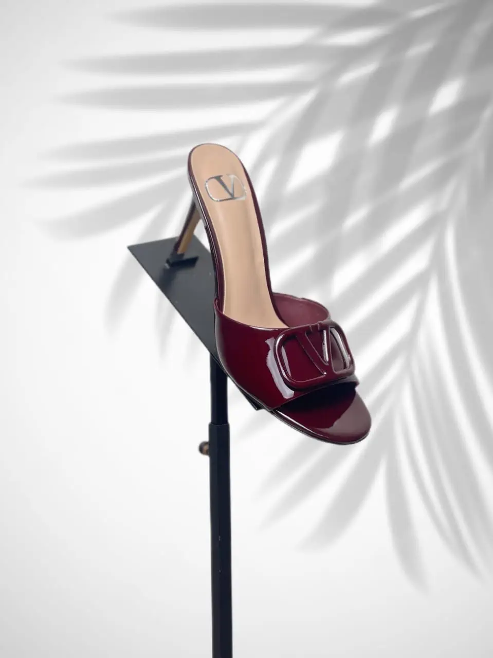 Valentino Vlogo Patent Leather Sandals Valentino Vlogo Patent Leather Sandals