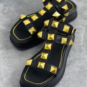 Valentino Rockstud Platform Sandals