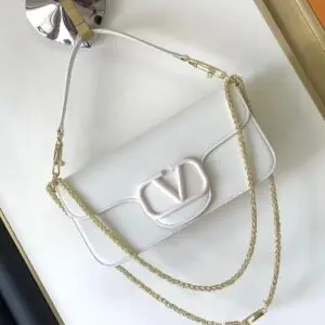 Valentino Garavani Locò Studded Clutch Bag