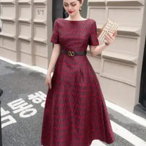 VALENTINO Gathered Pinafore Dress