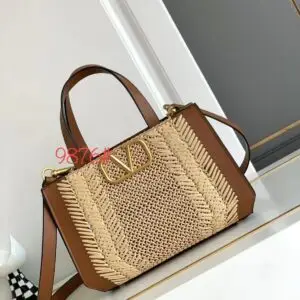 Valentino Garavani V-Logo Leather Bag