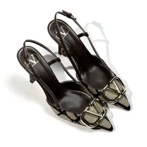 Valentino Garavani Vlogo Leather Heels