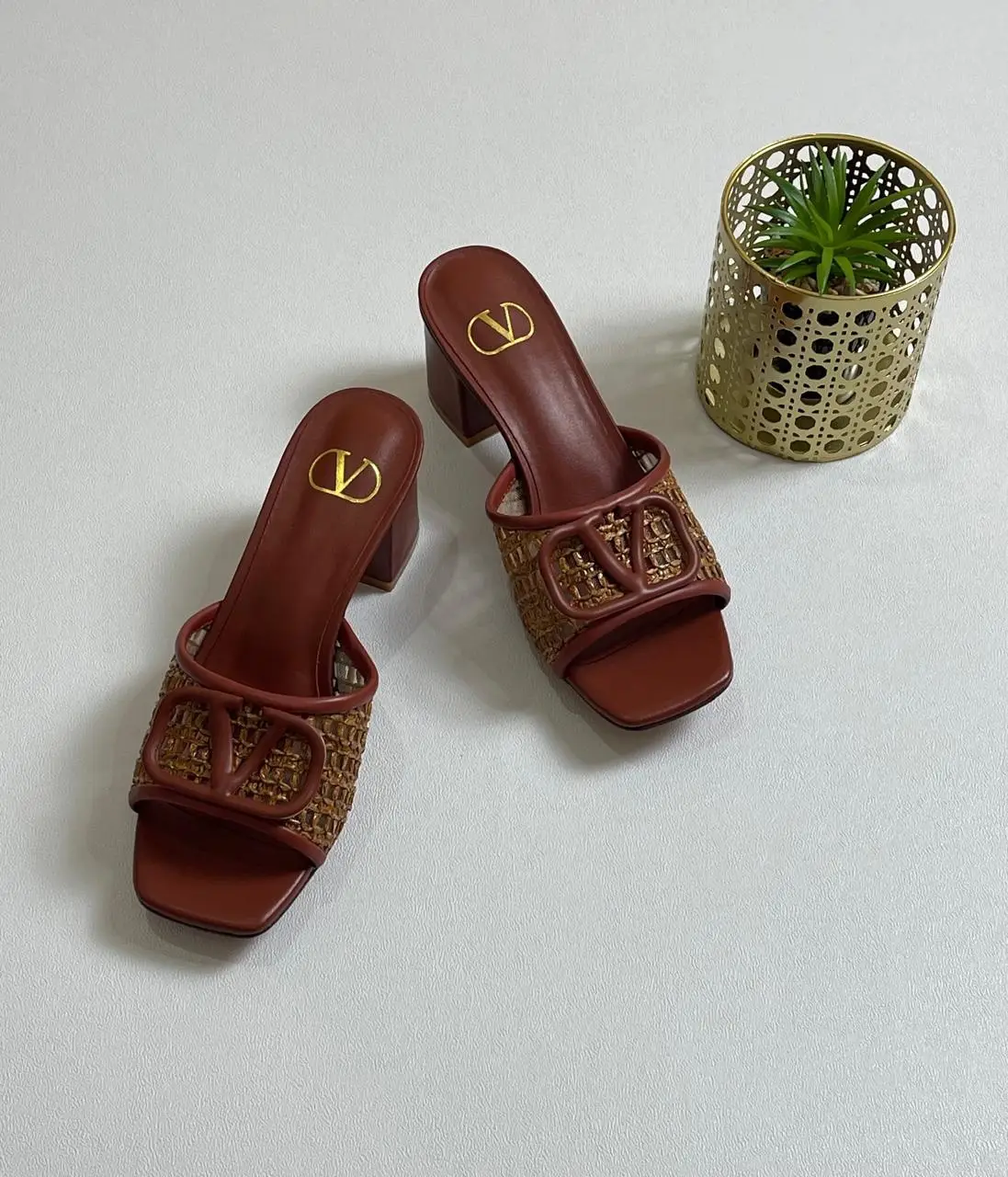 Valentino Garavani VLogo Leather Sandal Valentino Garavani VLogo Leather Sandal