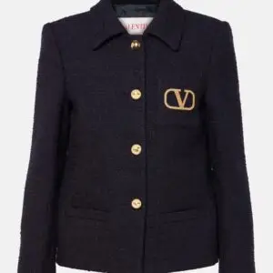 VALENTINO VLogo Tweed Jacket
