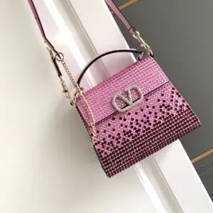 VALENTINO Embroidered Mini Bag