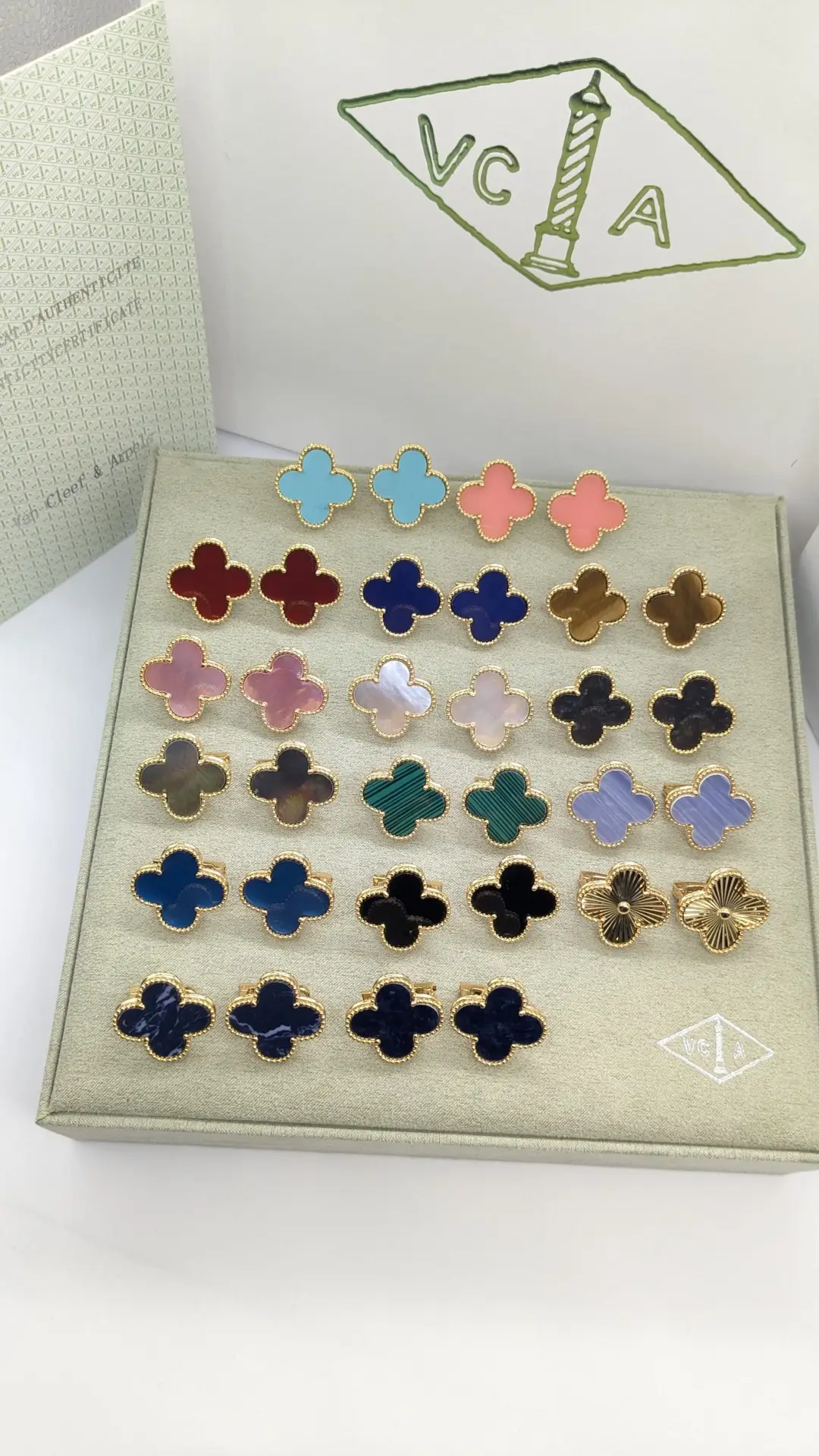 Van Cleef & Arpels Alhambra MOP Stud Earrings Van Cleef & Arpels Alhambra MOP Stud Earrings