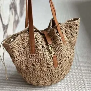 YSL Handmade Crochet Tote Bag