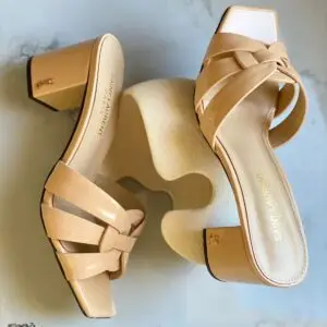 YSL Tribute Heeled Slides