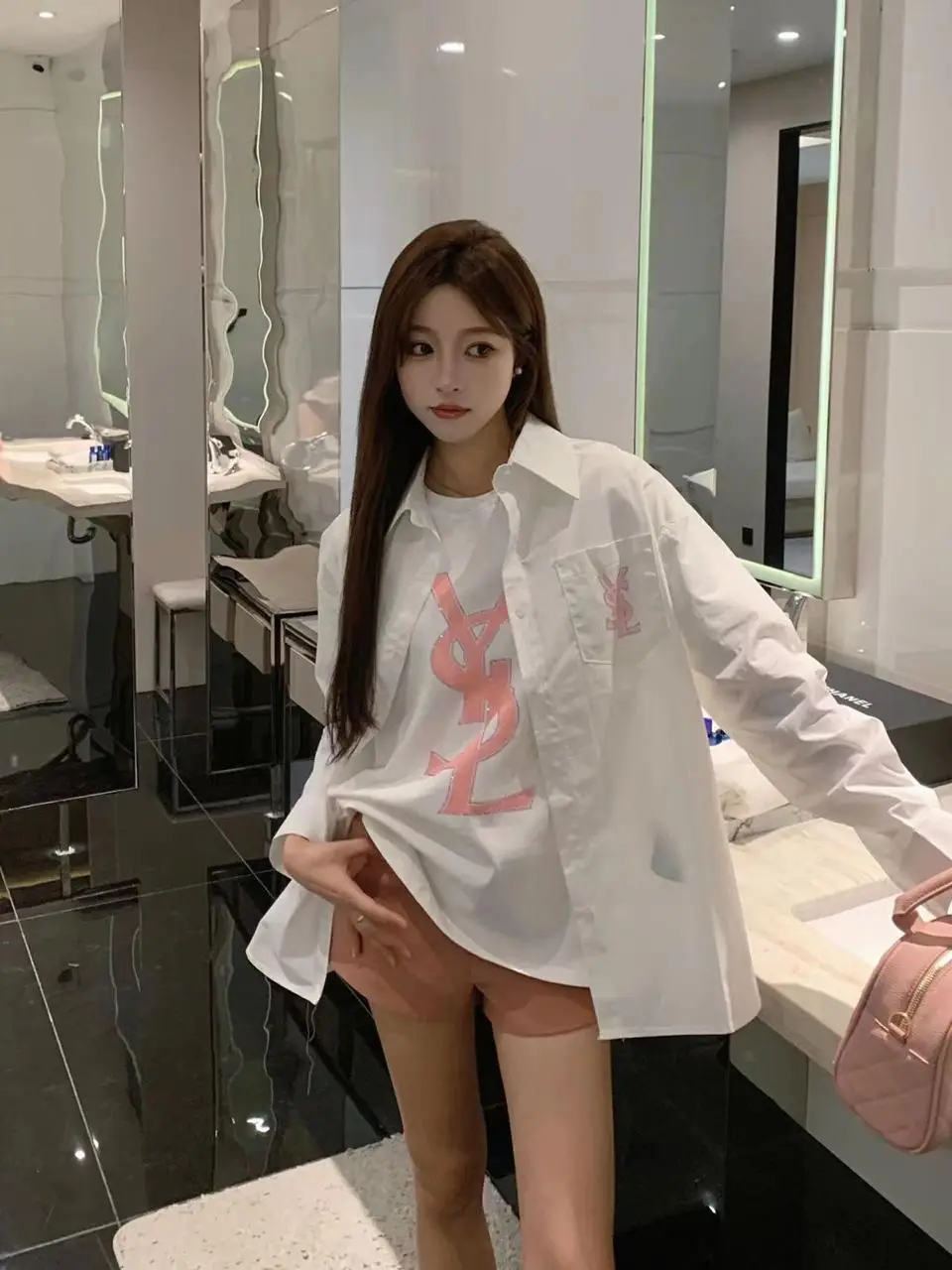 Saint Laurent White Poplin Dress Shirt Saint Laurent White Poplin Dress Shirt