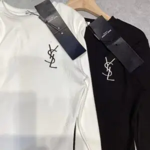 YSL Logo Print T-Shirt